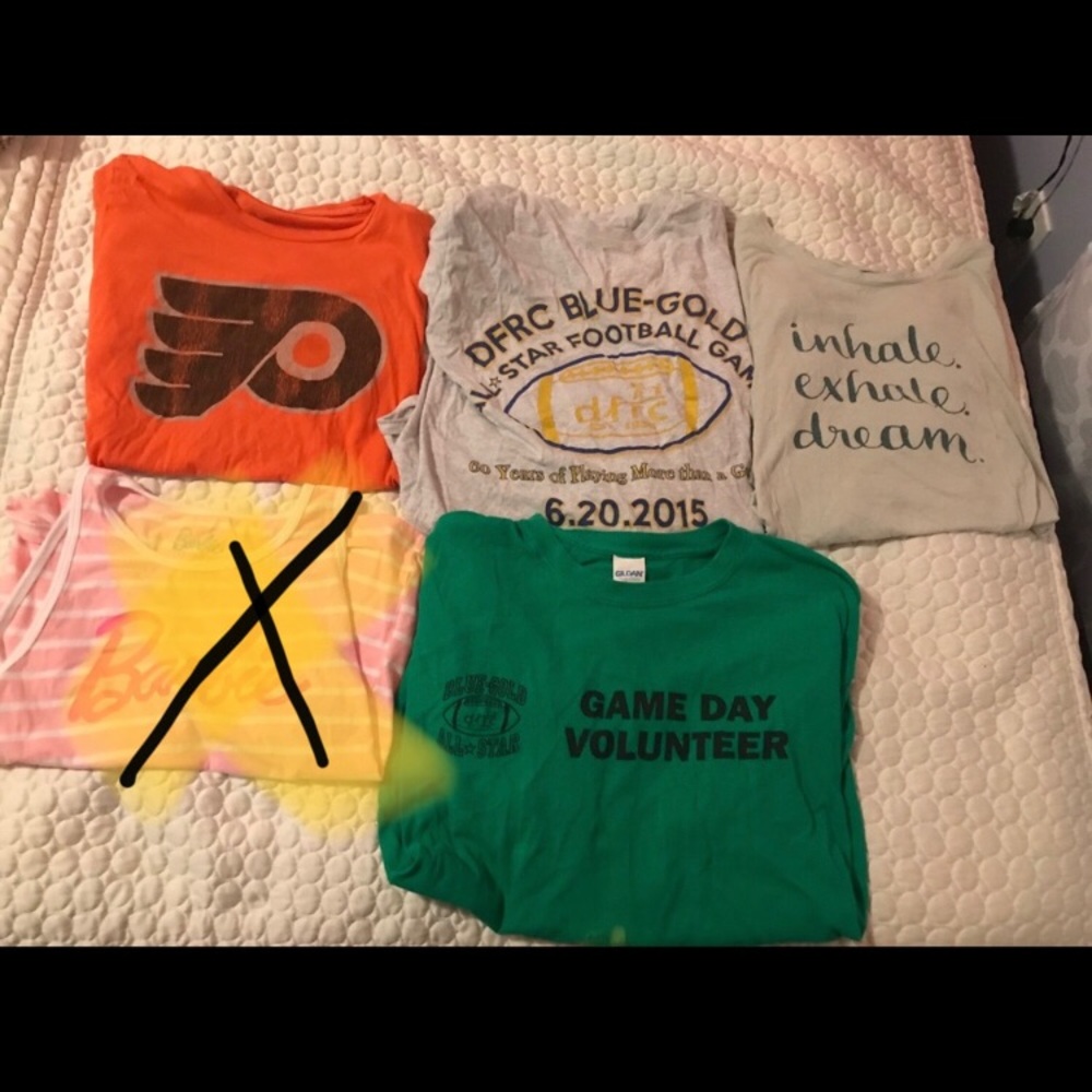 Random T-shirt sale 6 dollars a shirt 15 for all